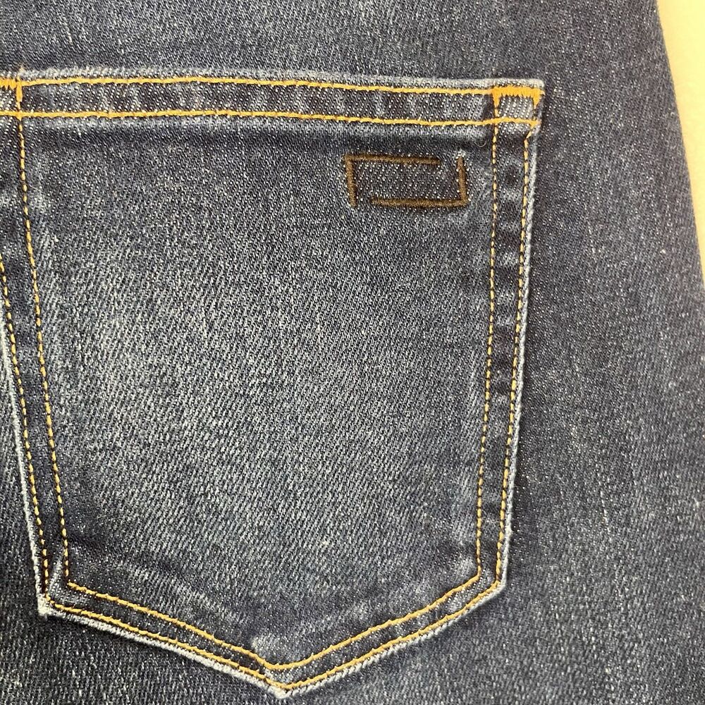 AYR Women's Dark Wash Blue Denim Stretch Slim Straight 5-Pocket Jeans Sz 28 - Picture 7 of 7